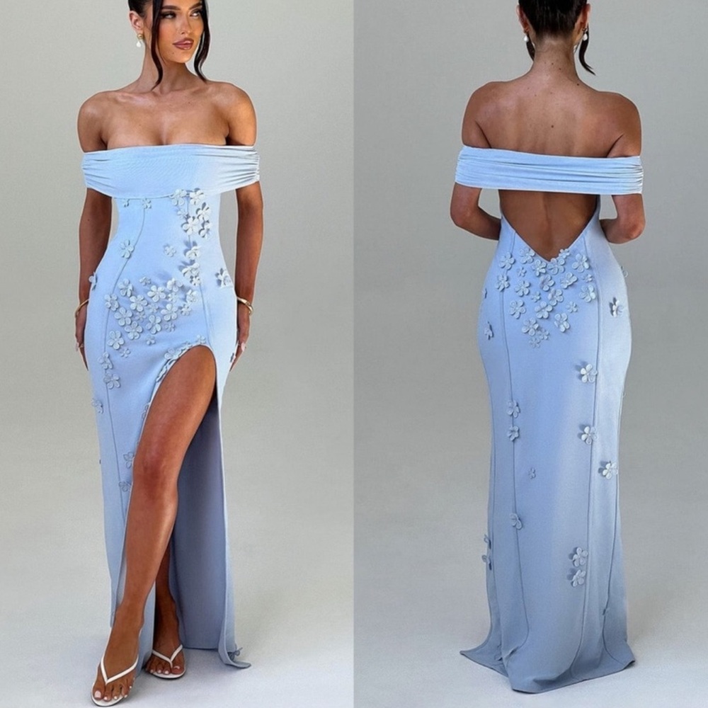 Babyboo Milani Maxi Dress – Blue | XS | Worn Once